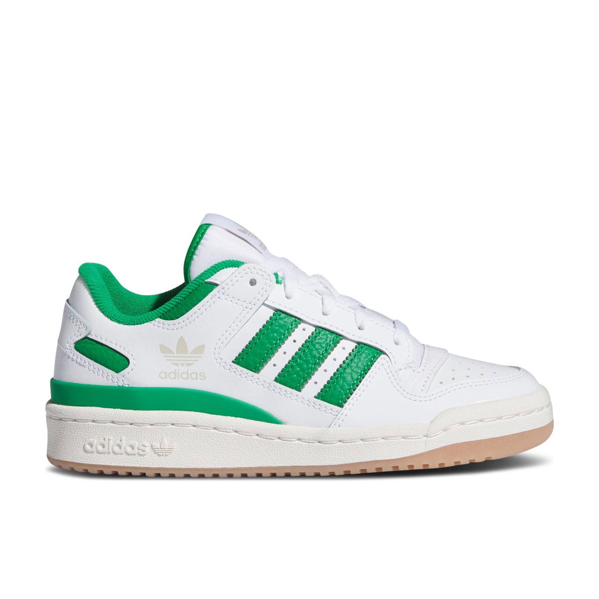 Adidas Forum Low CL Cloud White Green GS