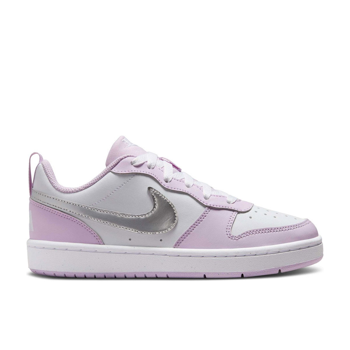 Nike Court Borough Low Recraft SE Doll White Metallic Silver GS