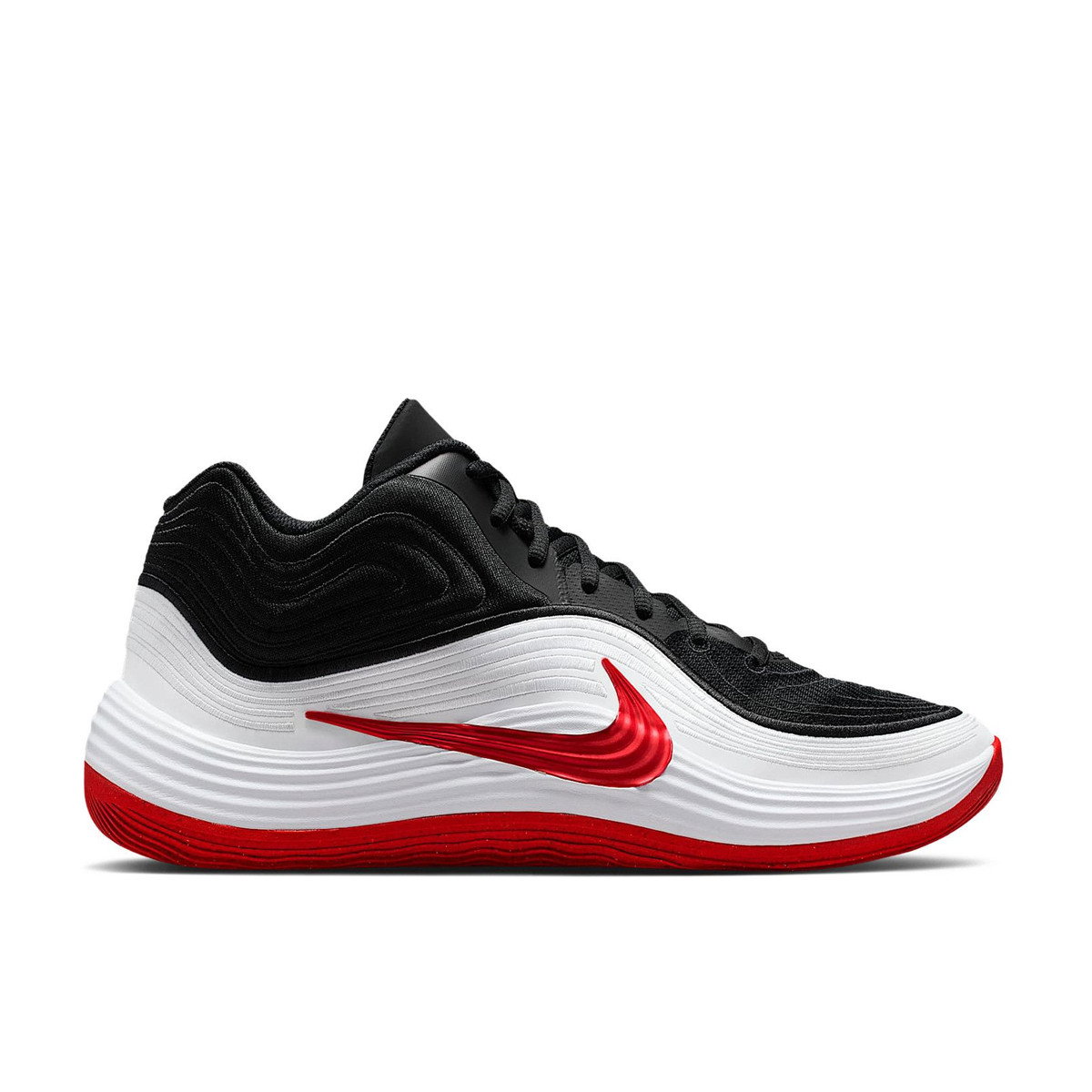Nike Precision 8 Mid Black White University Red