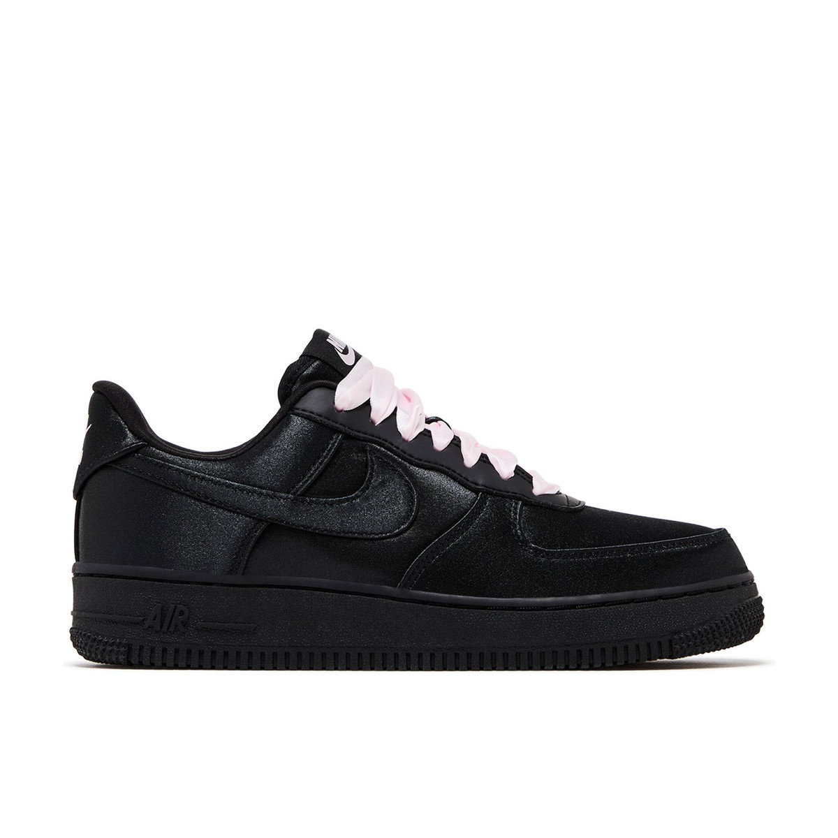 Nike Air Force 1 Low '07 LV8 Black Satin Womens