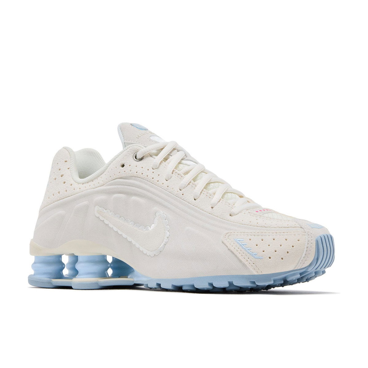 Nike Shox R4 SE Pale Ivory Celestine Blue Womens