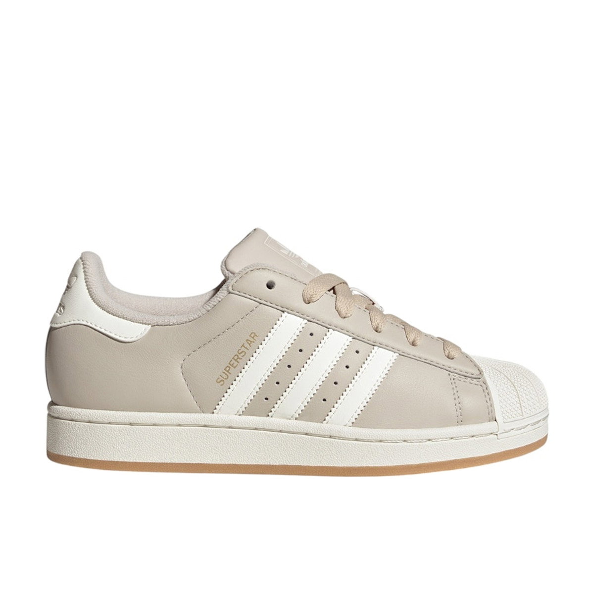 Adidas Superstar II Beige Off White Womens