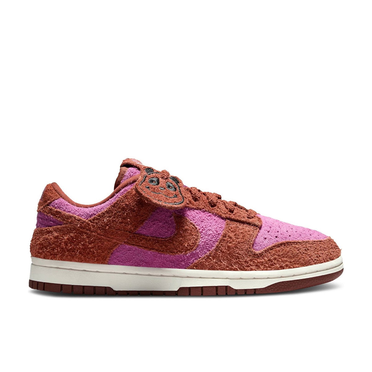 Nike Dunk Low SE Panda-Monium Picante Red Suede Womens