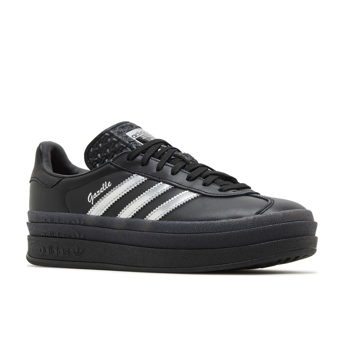 Adidas Gazelle Bold Pride Pabllo Vittar Core Black Silver Metallic Lucid Pink Womens
