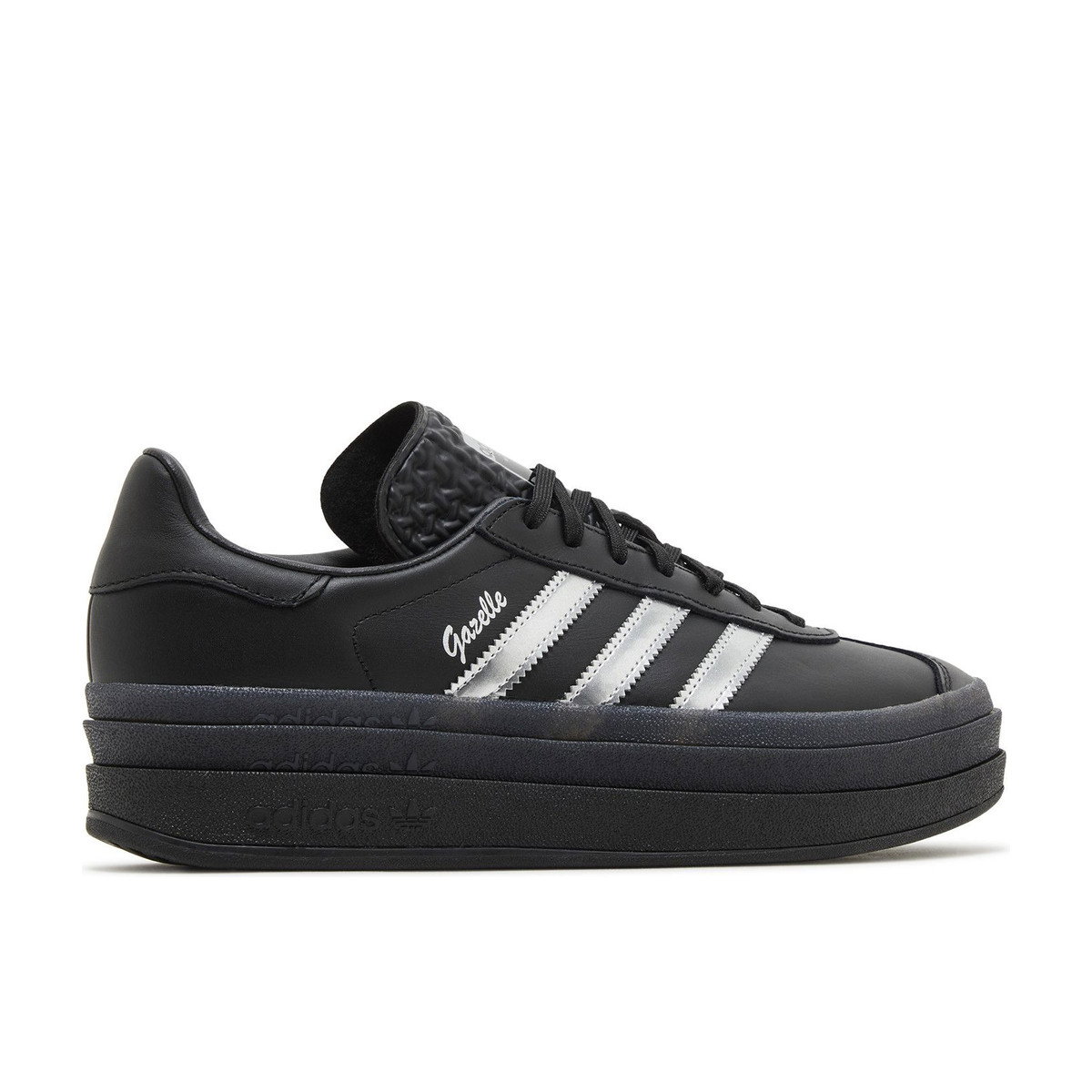 Adidas Gazelle Bold Pride Pabllo Vittar Core Black Silver Metallic Lucid Pink Womens