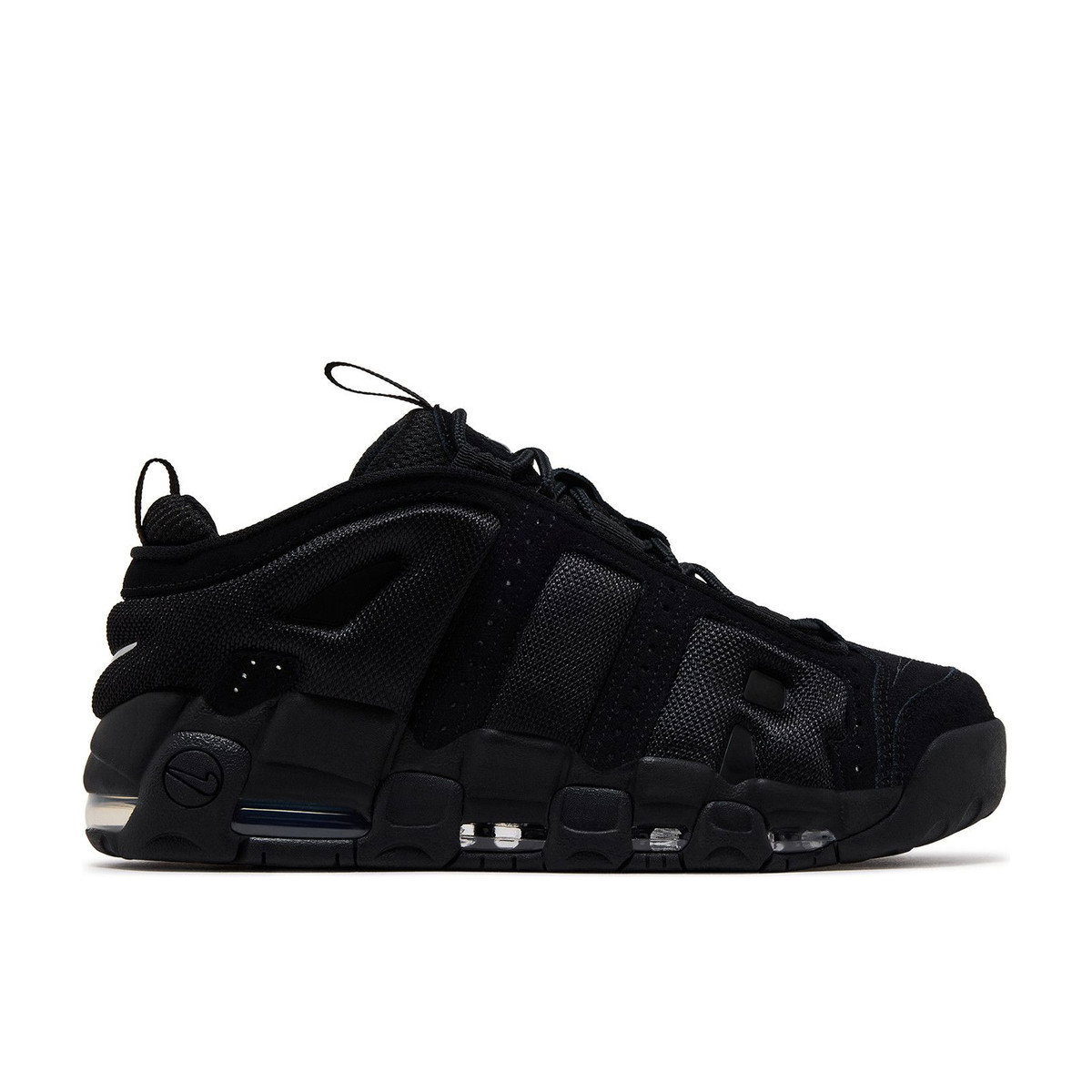 Nike Air More Uptempo Low Triple Black
