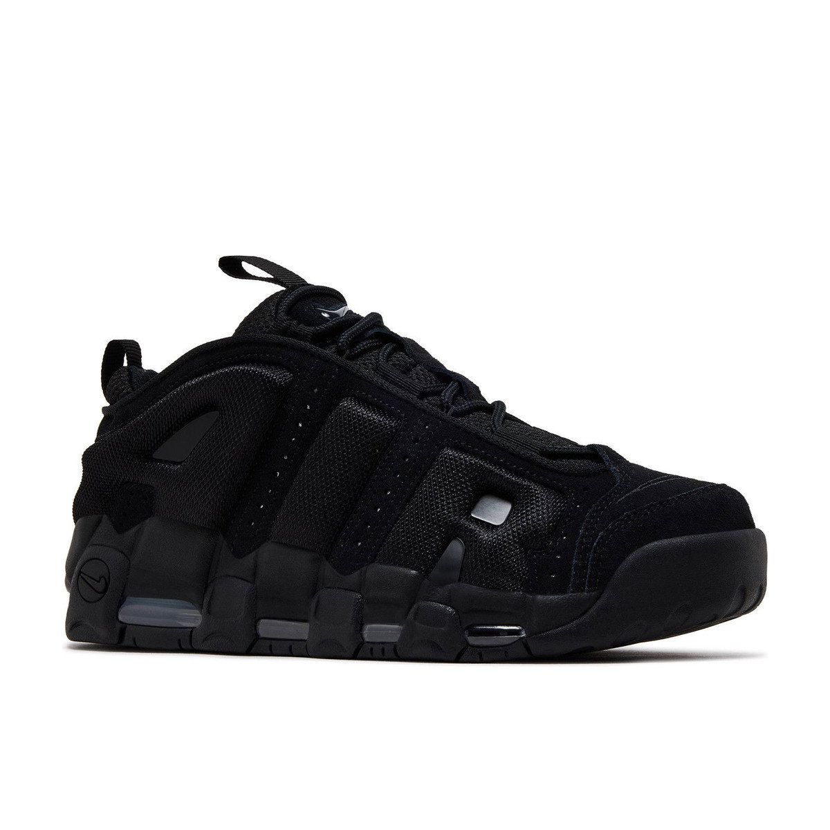 Nike Air More Uptempo Low Triple Black