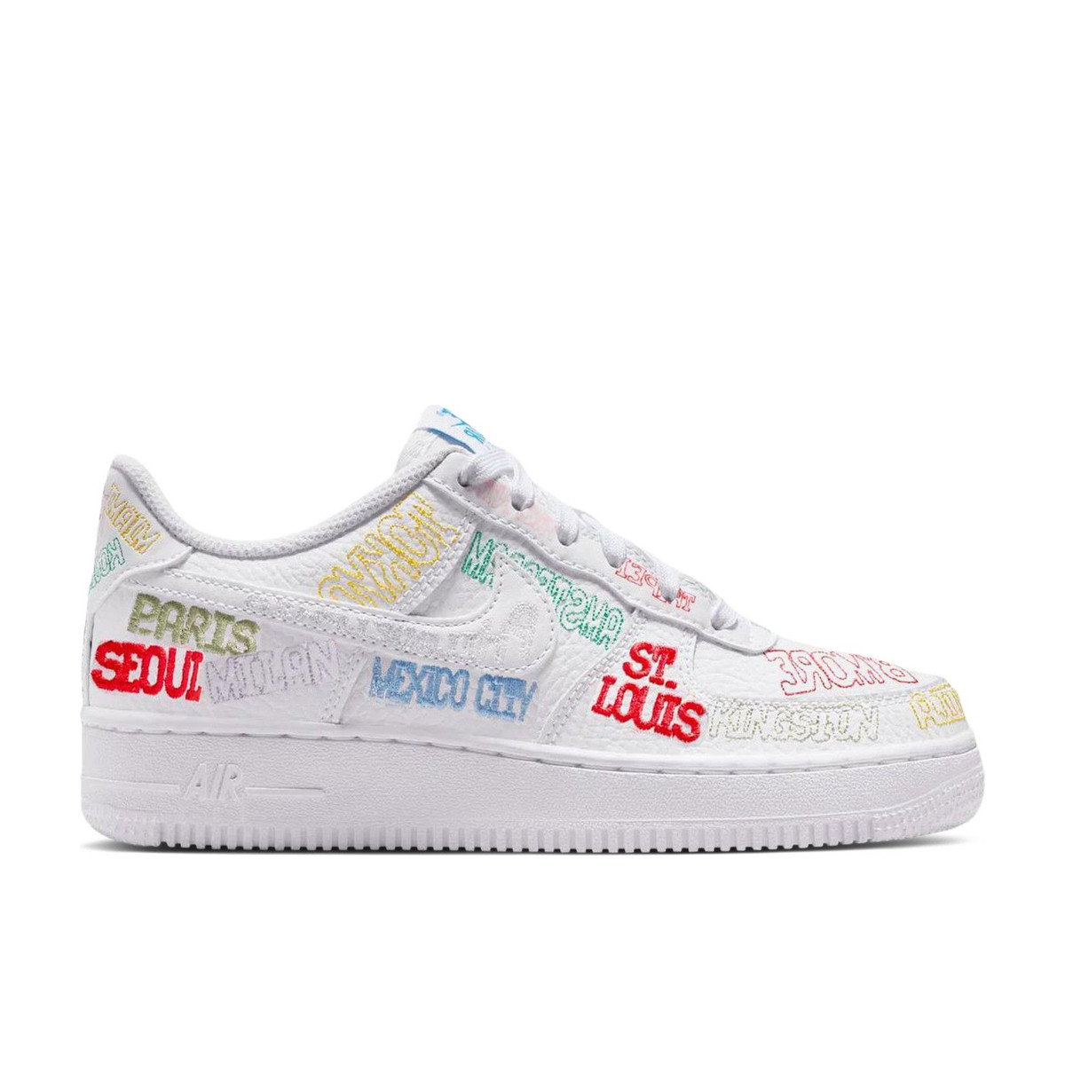 Nike Air Force 1 Low World Tour White GS