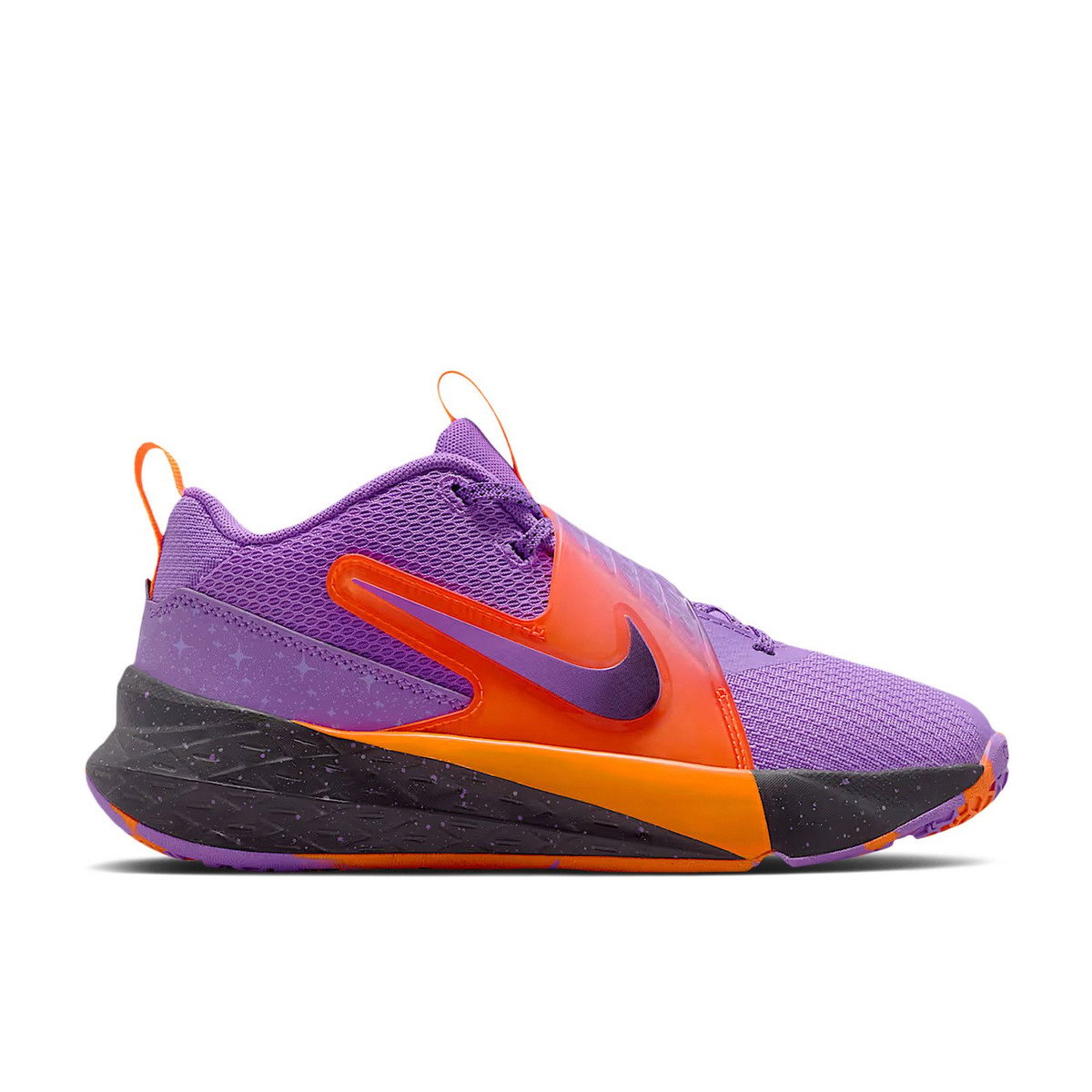 Nike Team Hustle D 12 Bright Violet Total Orange GS