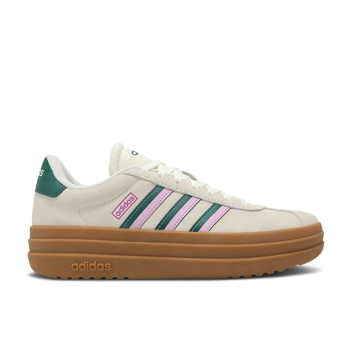 Adidas VL Court Bold Off White Collegiate Green Bliss Lilac Womens