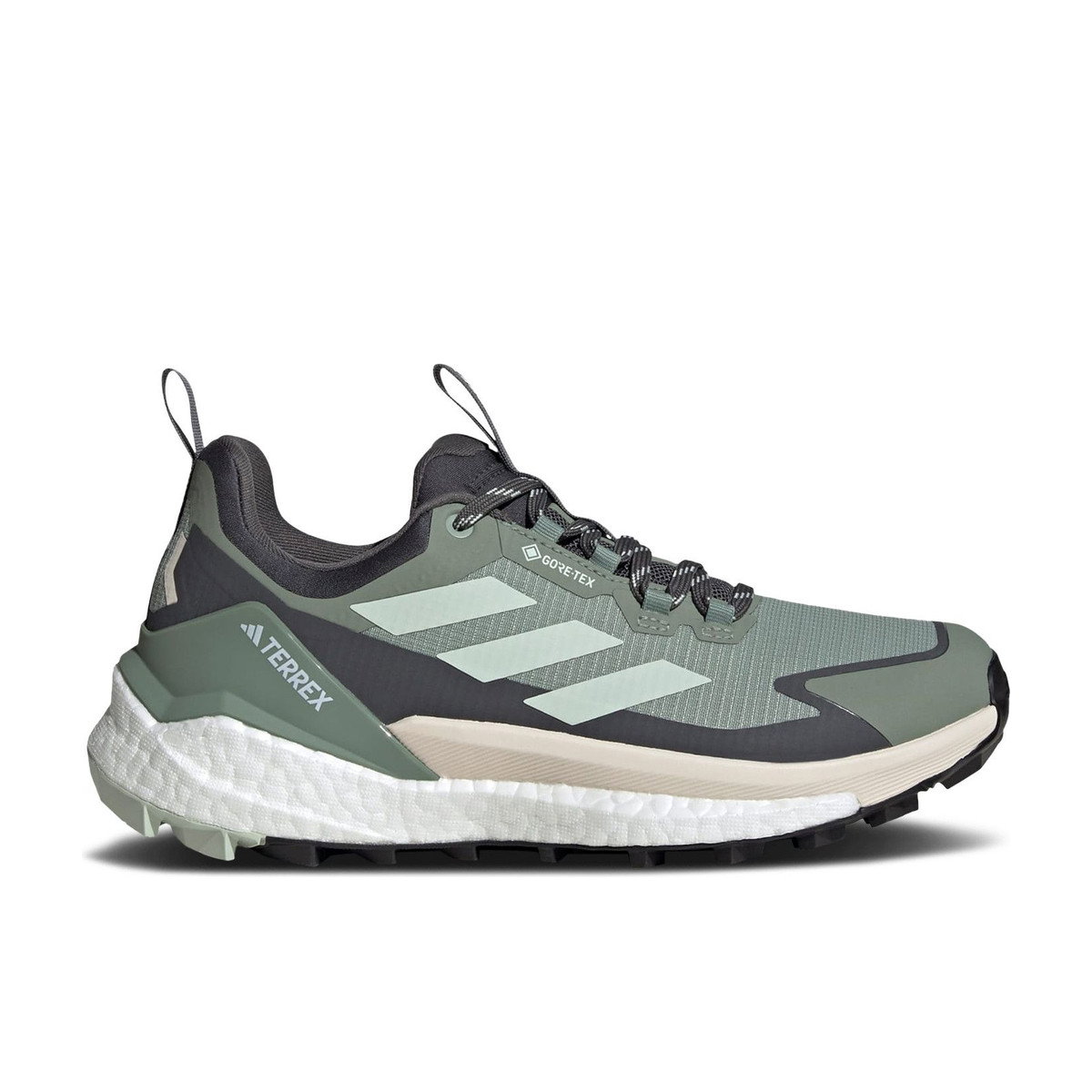 Adidas Terrex Free Hiker 2.0 Low Gore-Tex Silver Green Linen Green Grey Six Womens