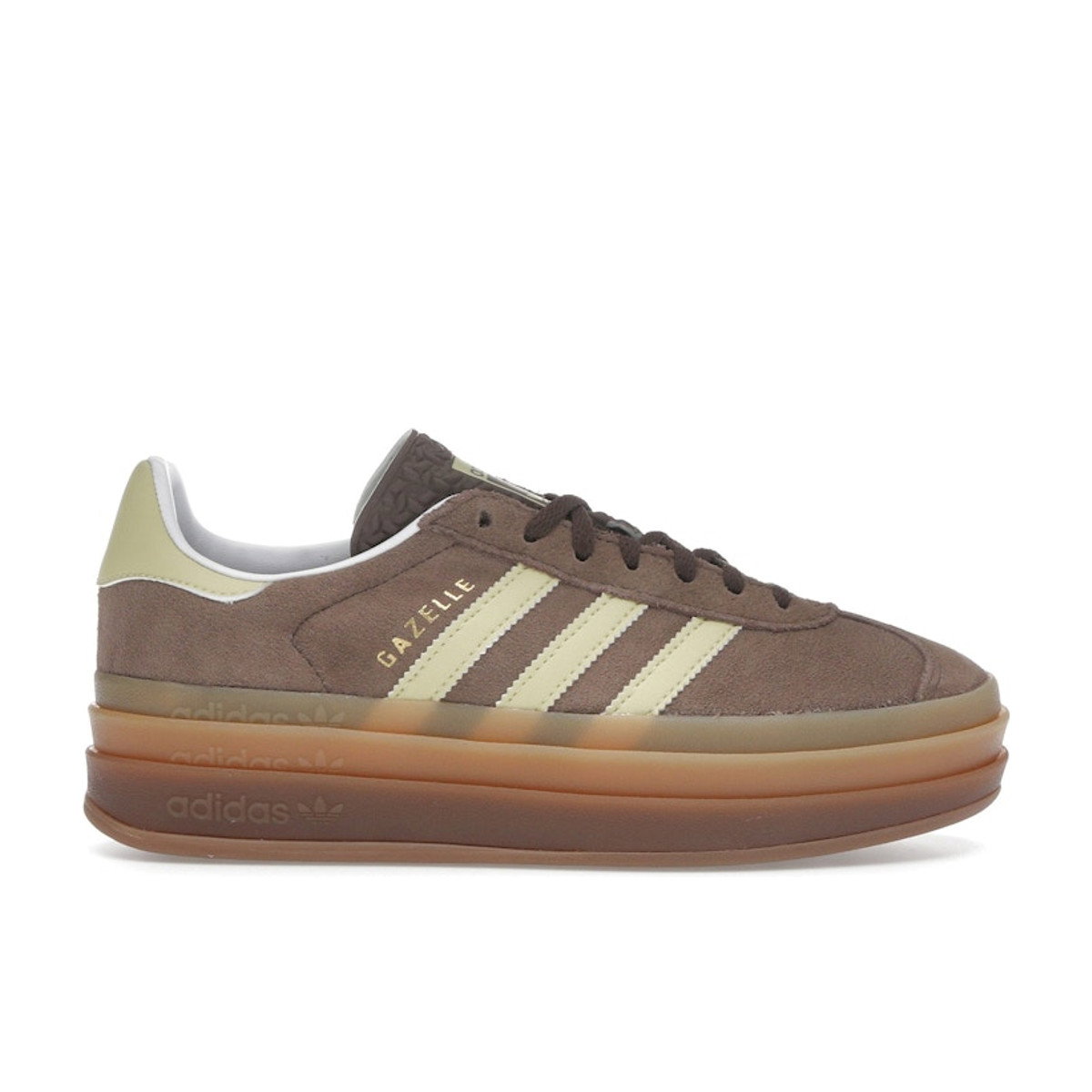 Adidas Gazelle Bold Earth Strata Powder Yellow Womens