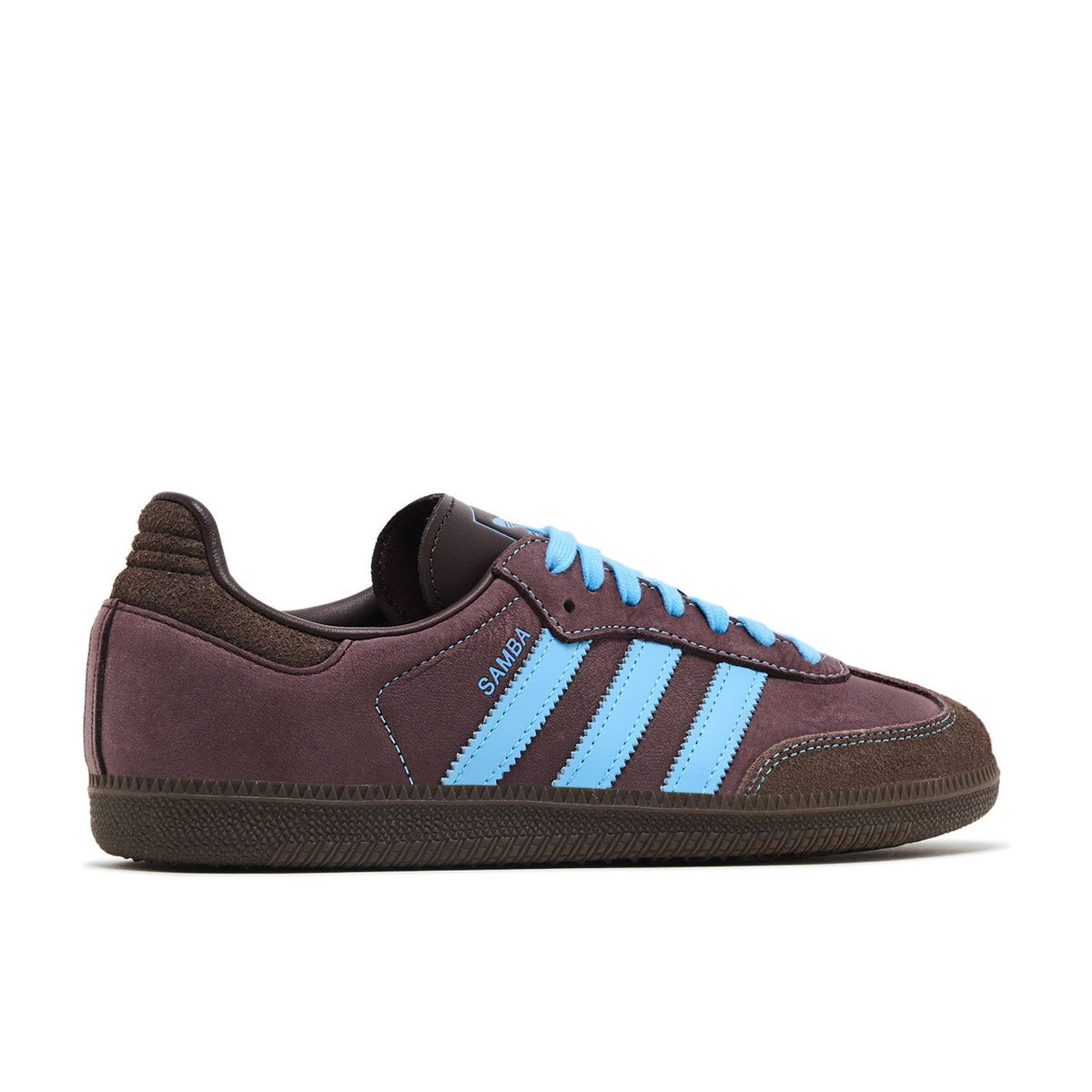 Adidas Samba OG Shadow Brown Sky Rush Womens