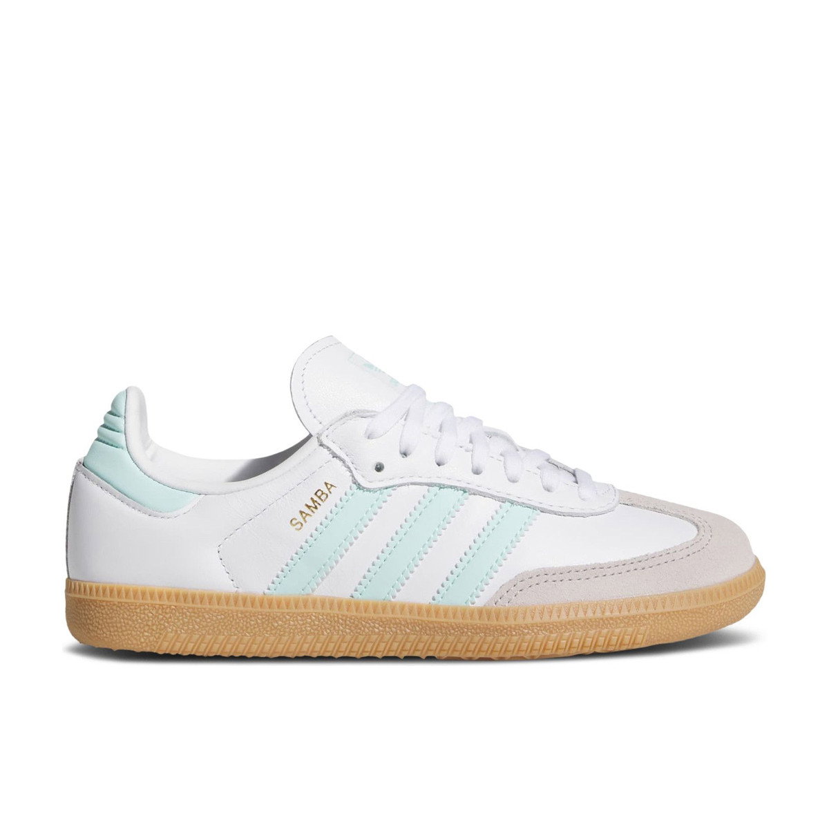 Adidas Samba OG White Semi Flash Aqua GS