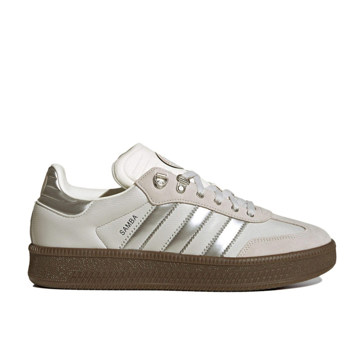 Adidas Samba XLG Off White Silver Metallic Womens