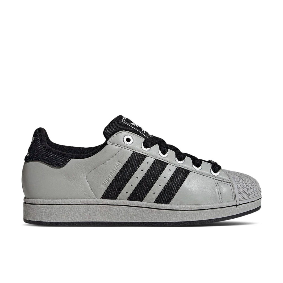 Adidas Superstar II Grey Black Denim