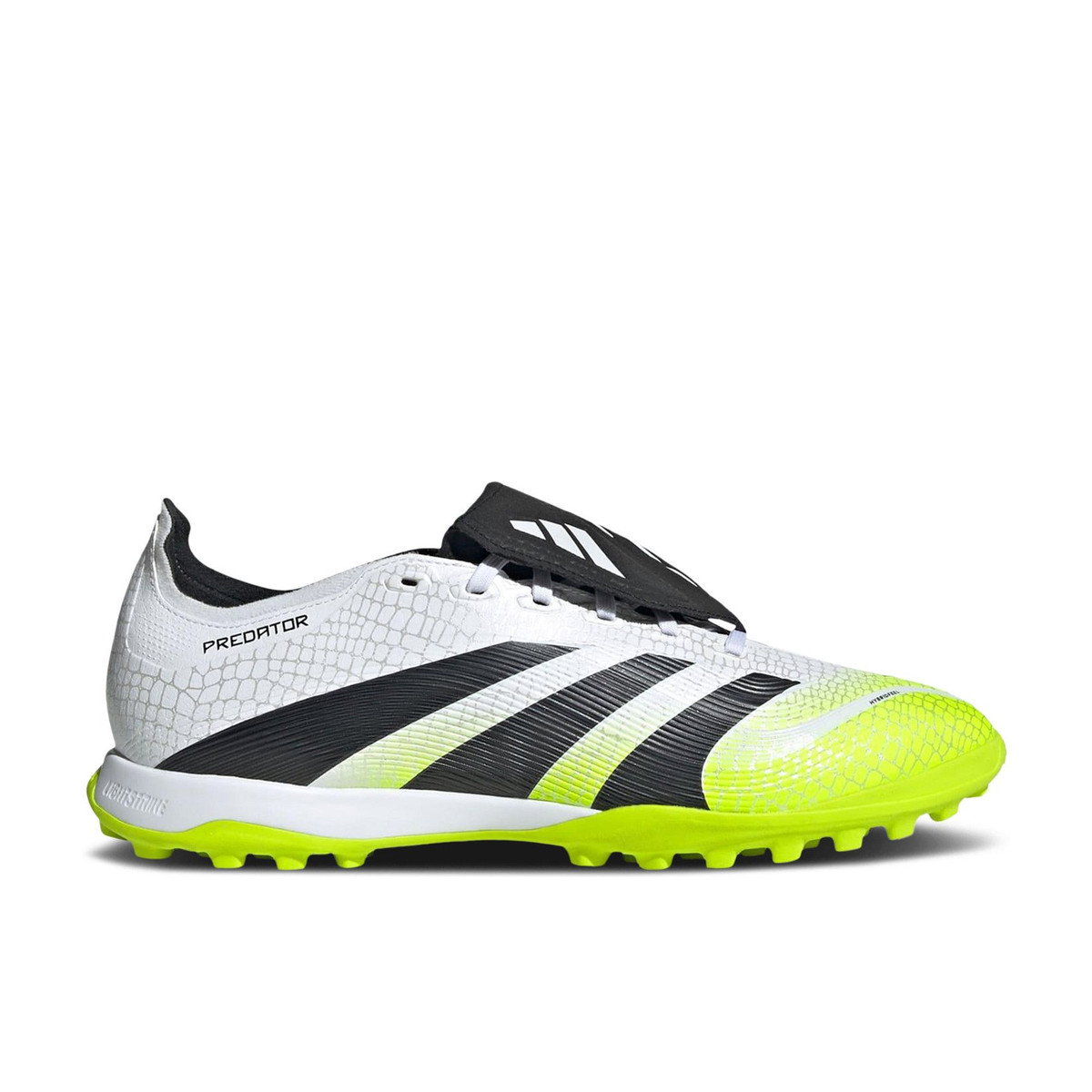 Adidas Predator League Fold-Over Tongue TF Cloud White Core Black Lucid Lemon
