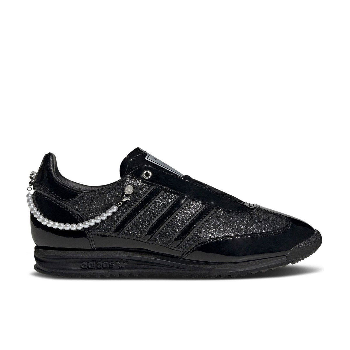 Adidas SL 72 OG Black Patent Pearls Womens