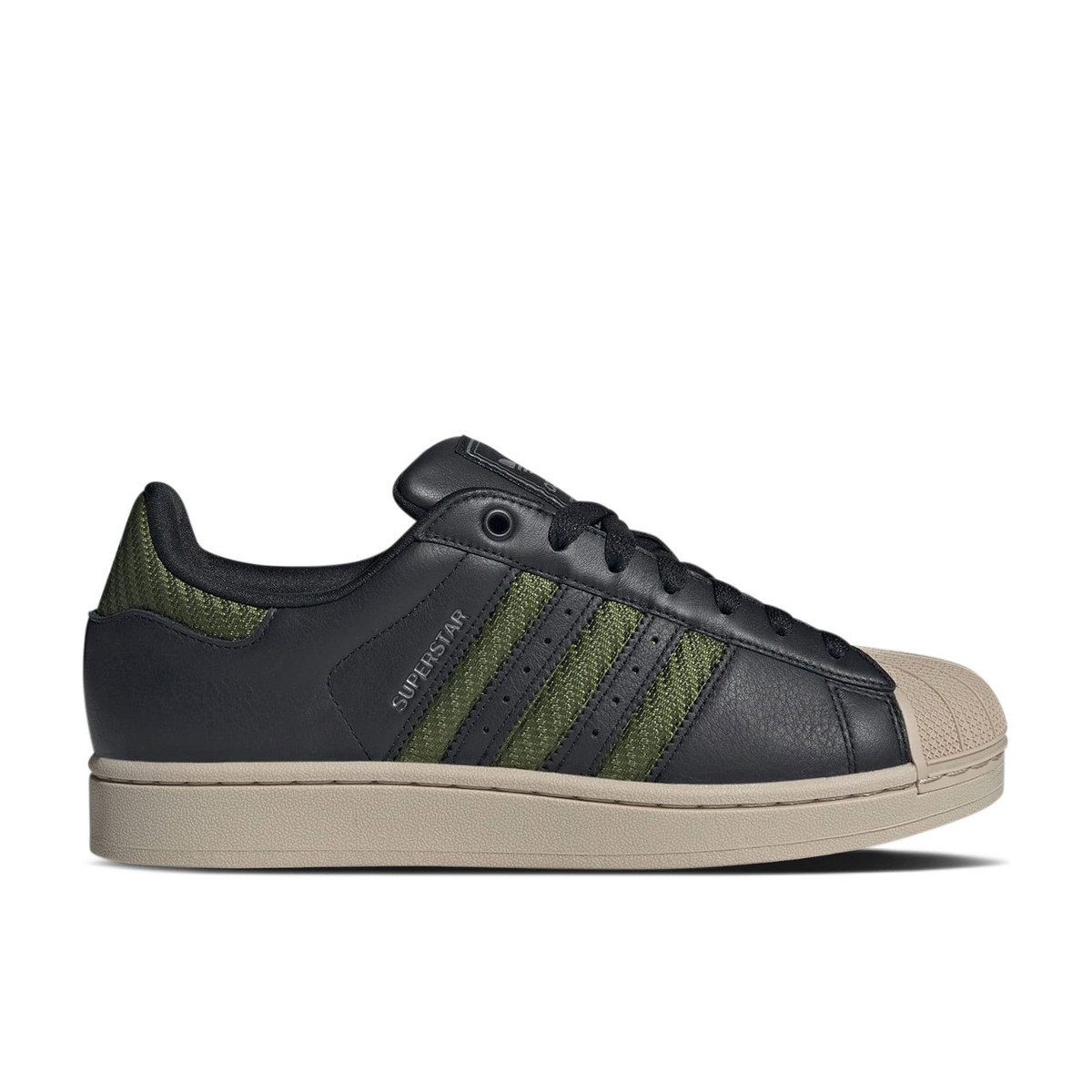 Adidas Superstar II Black Tech Olive