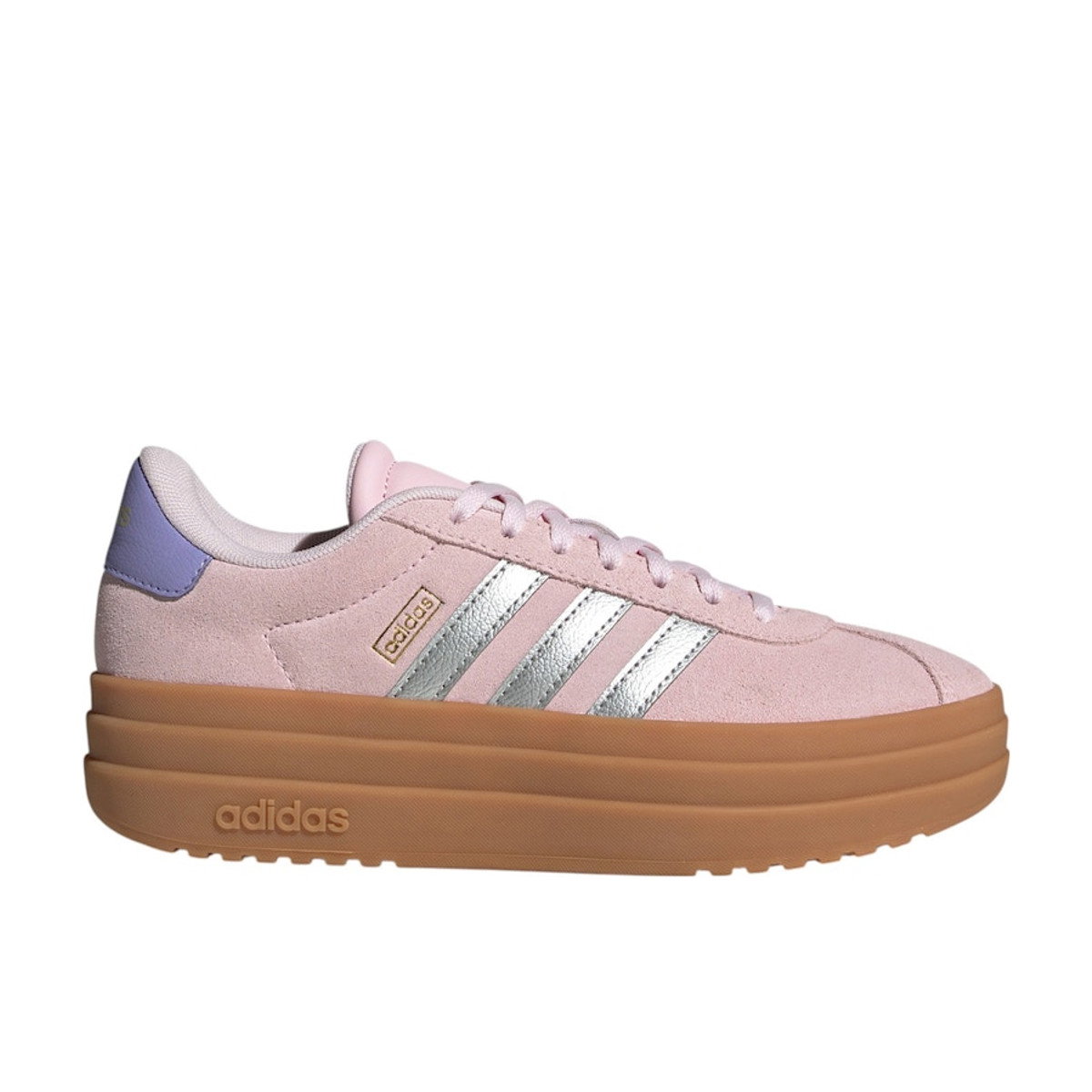 Adidas VL Court Bold Clear Pink Silver Metallic Gold Metallic GS