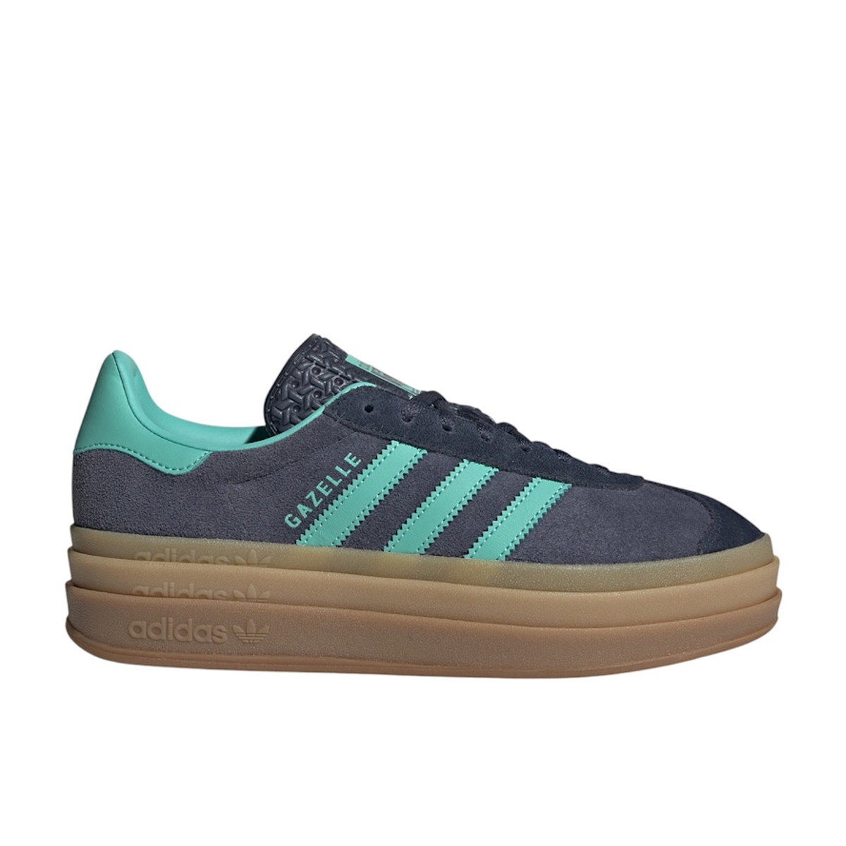 Adidas Gazelle Bold Shadow Navy Acid Mint Legend Ink Womens