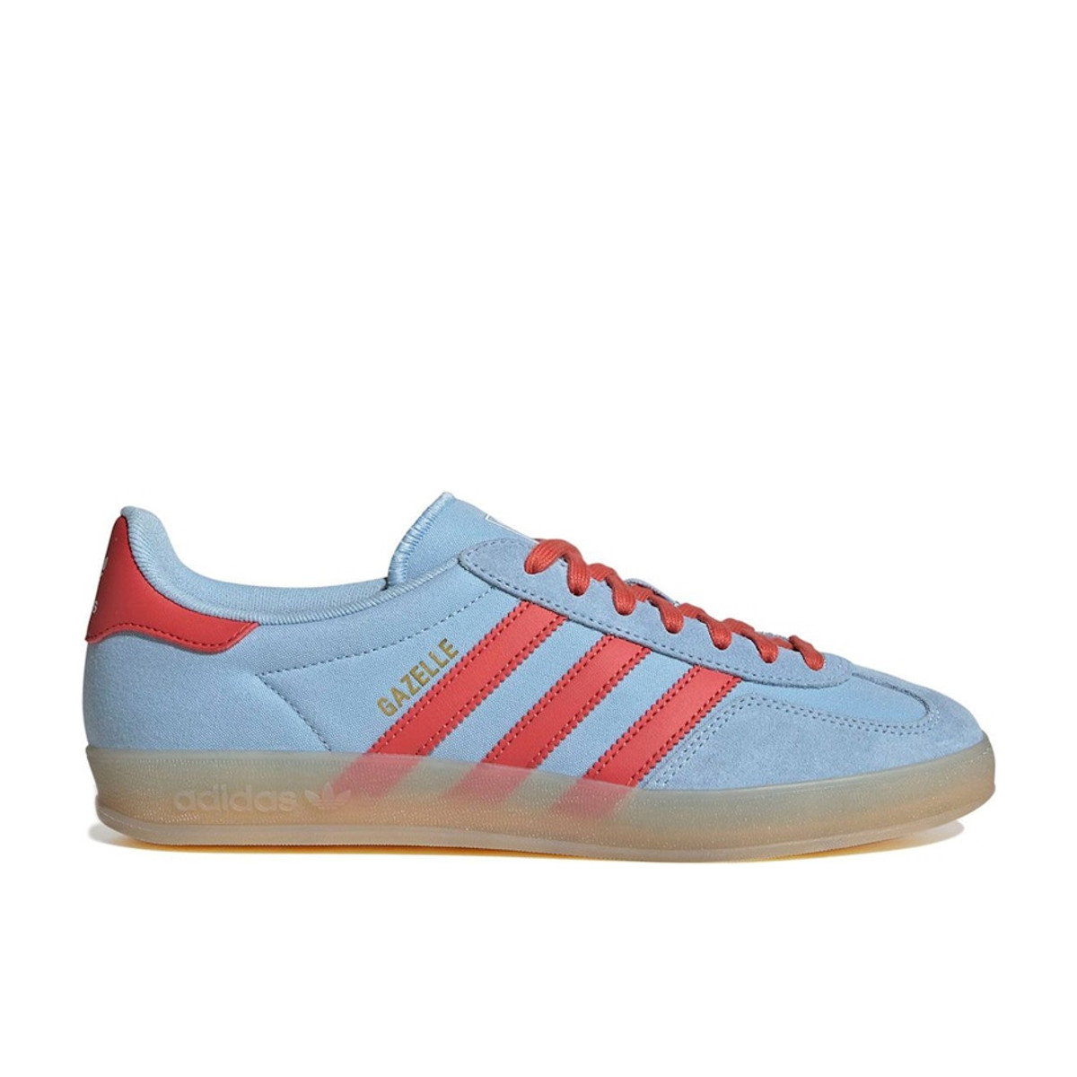 Adidas Gazelle Indoor Clear Sky Crew Red Magic Beige