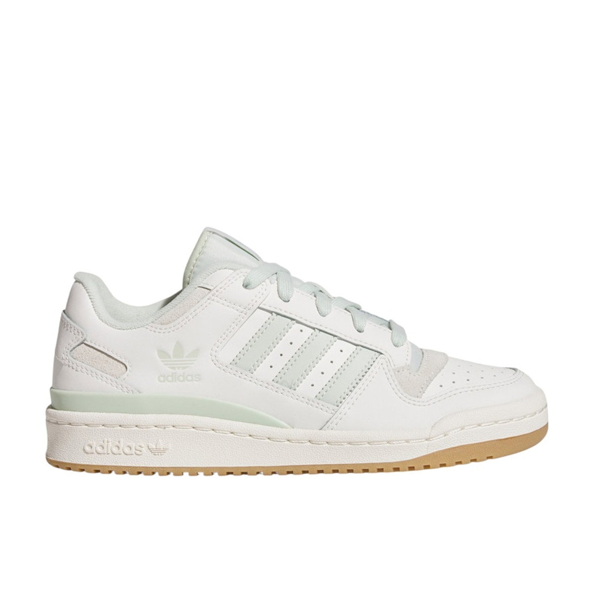 Adidas Forum Low CL Cloud White Linen Green Womens