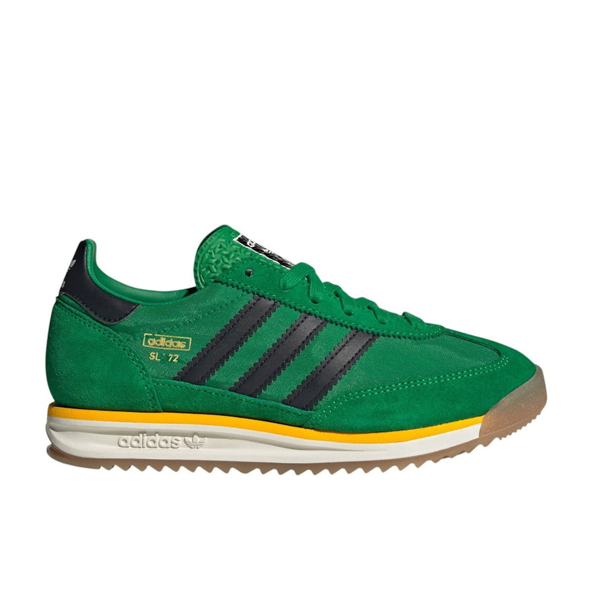 Adidas SL 72 RS Green Core Black Crew Yellow GS