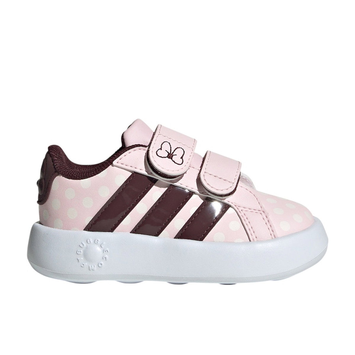 Adidas Grand Court Disney Minnie Mouse Clear Pink Aurora Ruby Chalk White TD