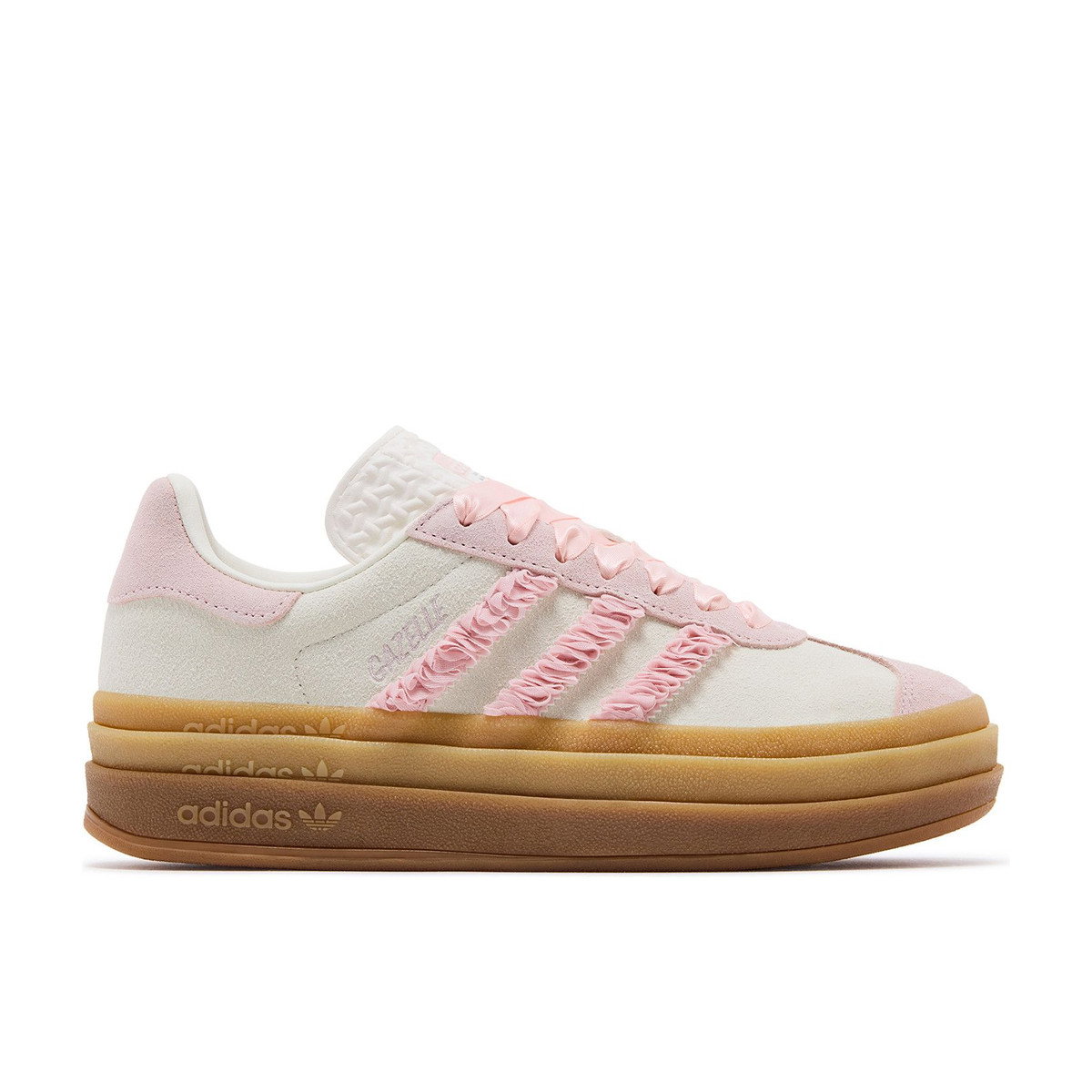 Adidas Gazelle Bold Sandy Pink Ruffle Womens