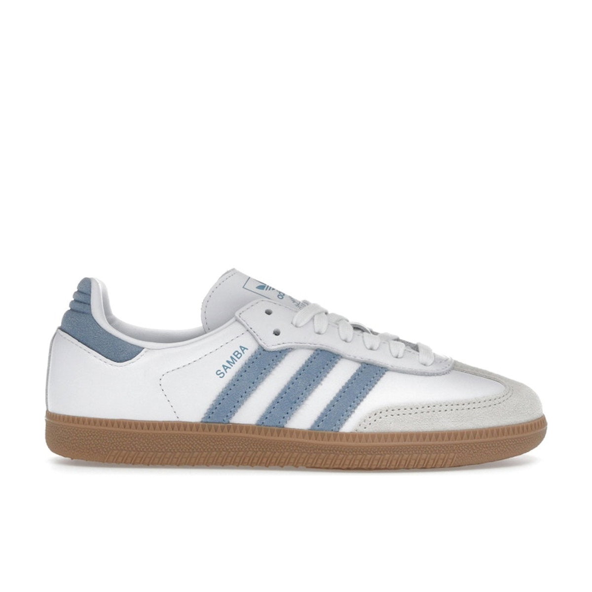 Adidas Samba OG White Alumina Ash Blue Womens