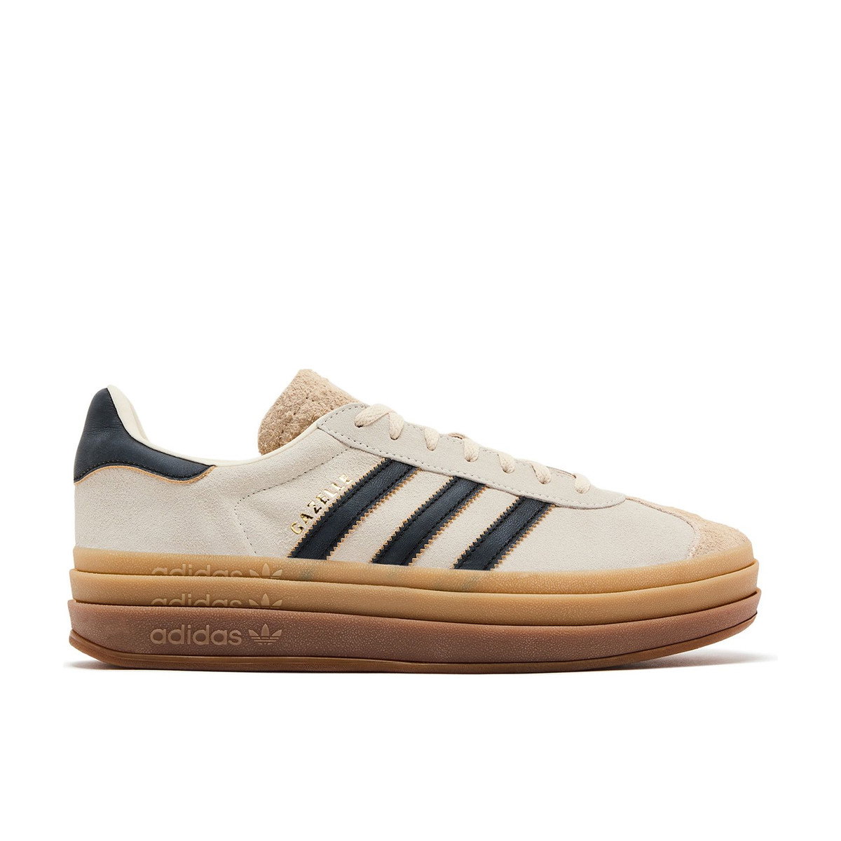 Adidas Gazelle Cream White Core Black Sand Strata Womens
