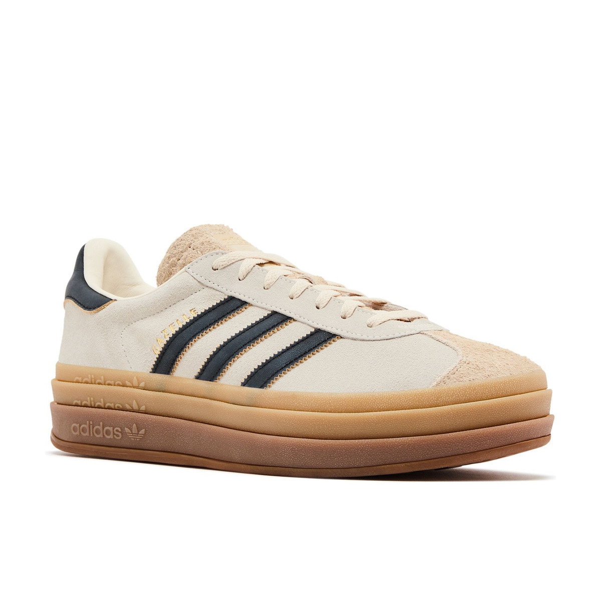 Adidas Gazelle Cream White Core Black Sand Strata Womens