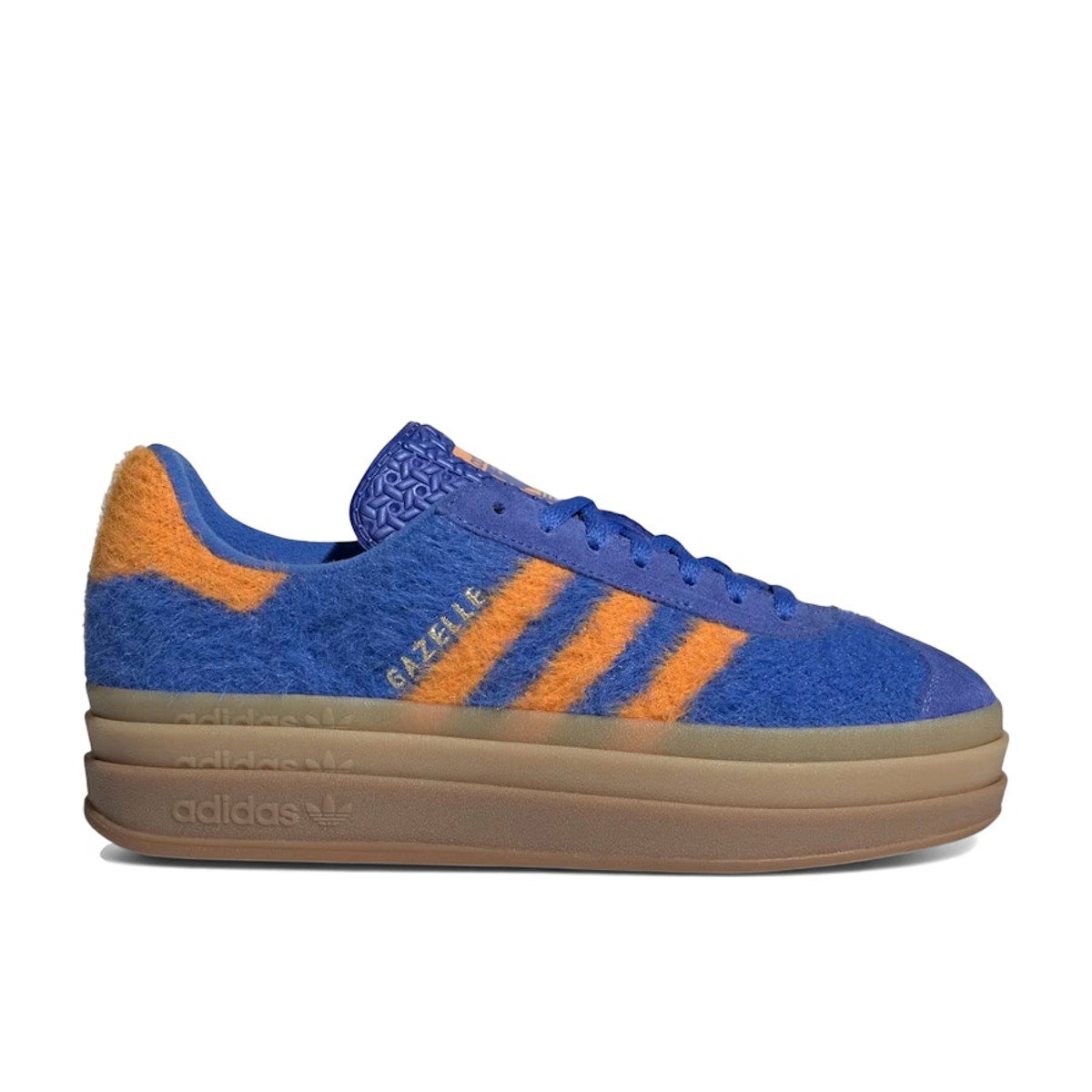 Adidas Gazelle Bold Hi-Res Blue Bright Orange Womens