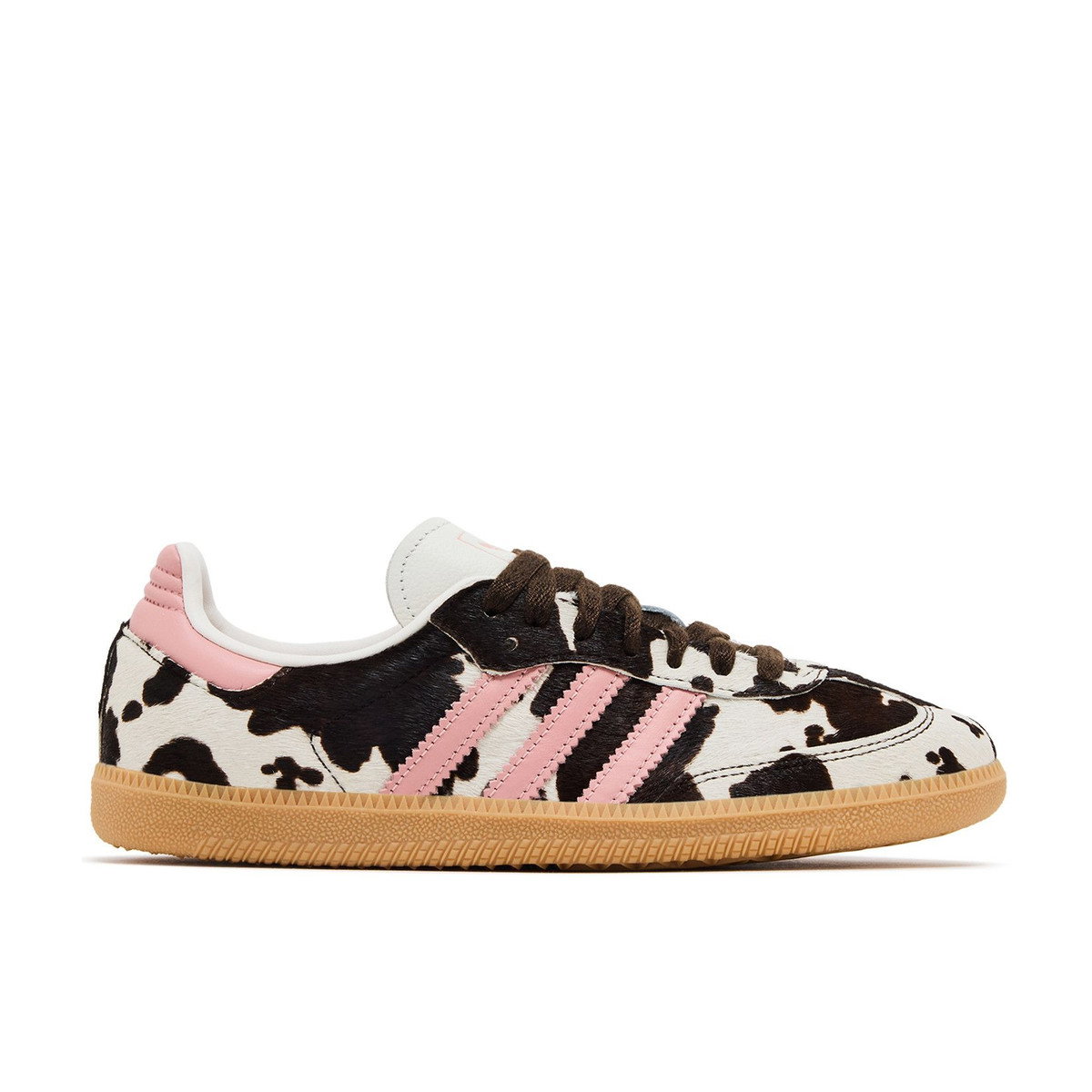 Adidas Samba OG Cow Print Dark Brown Wonder Mauve Womens
