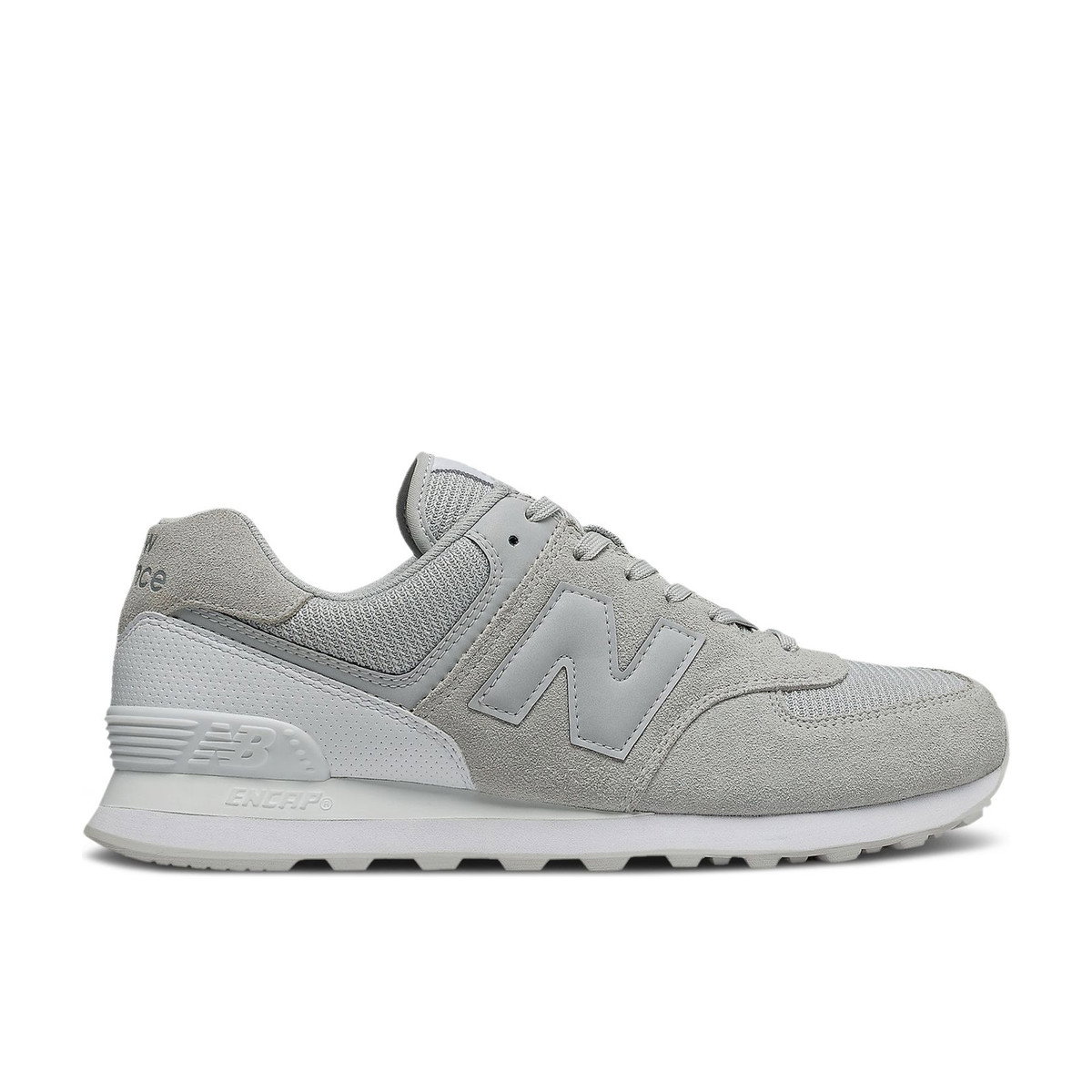 New Balance 574 Light Grey White