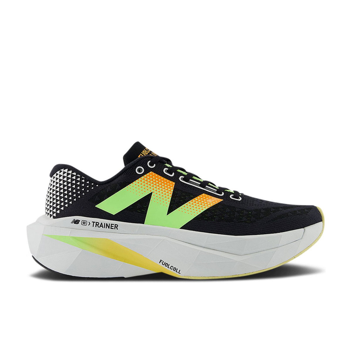 New Balance FuelCell SuperComp Trainer v3 Black Bleached Lime Glo