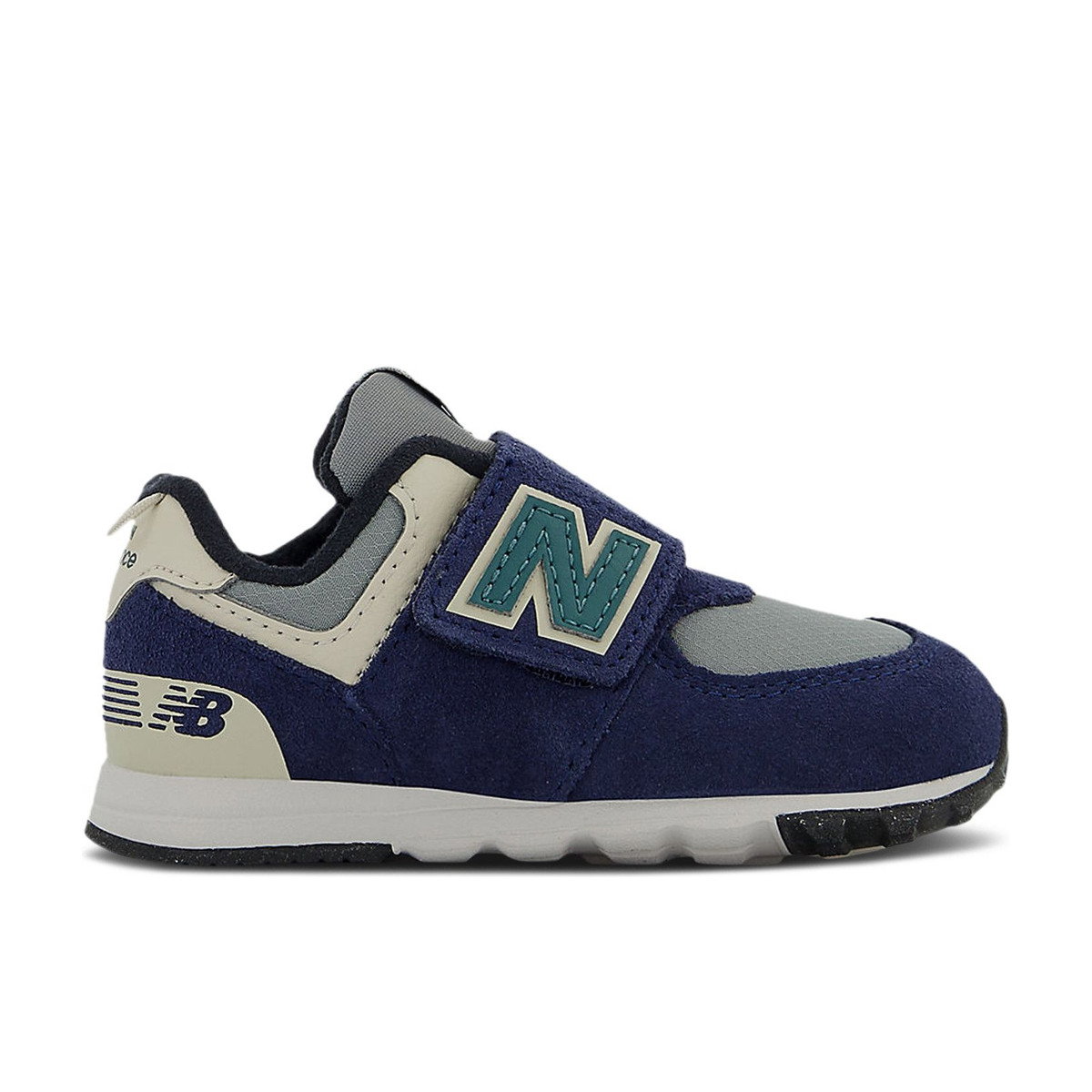 New Balance 574 Hook and Loop Navy Slate Gray TD
