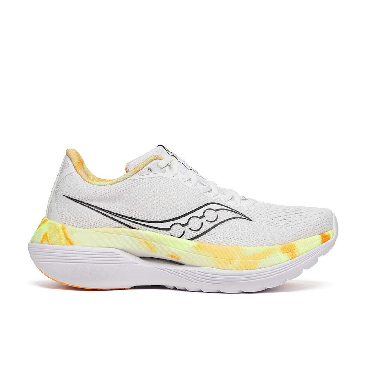 Saucony Endorphin Trainer White Black Yellow Orange