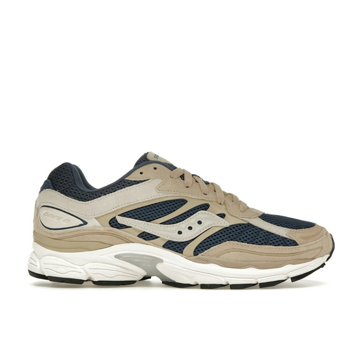 Saucony ProGrid Omni 9 Premium Beige Navy Blue