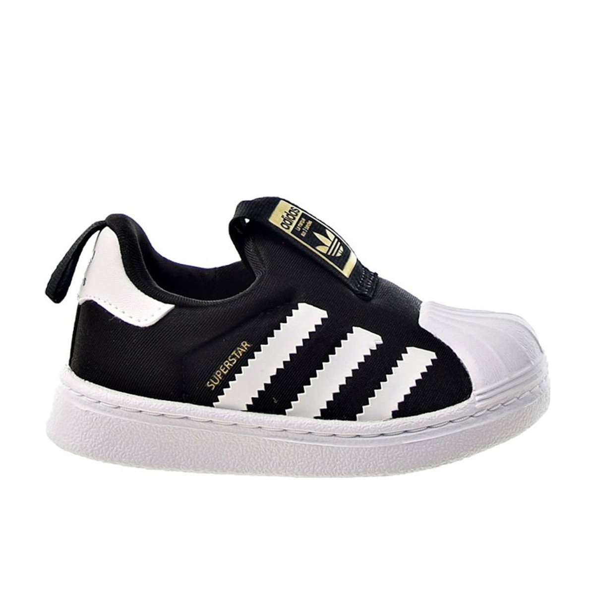 Adidas Superstar 360 Black White Gold Metallic TD