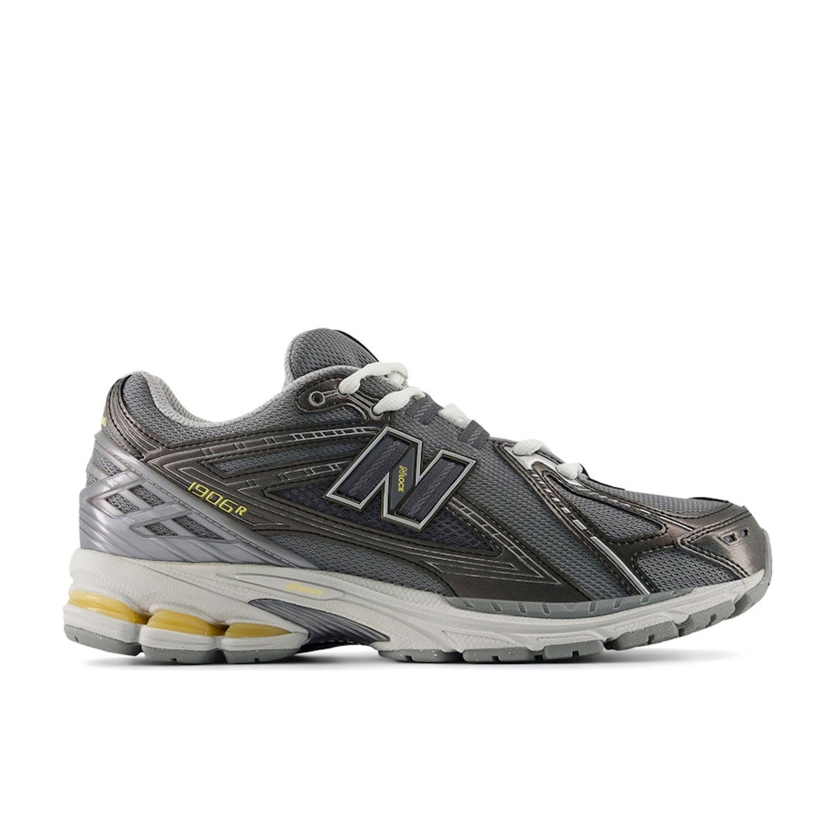 New Balance 1906R Slate Grey Black Metallic White Peach