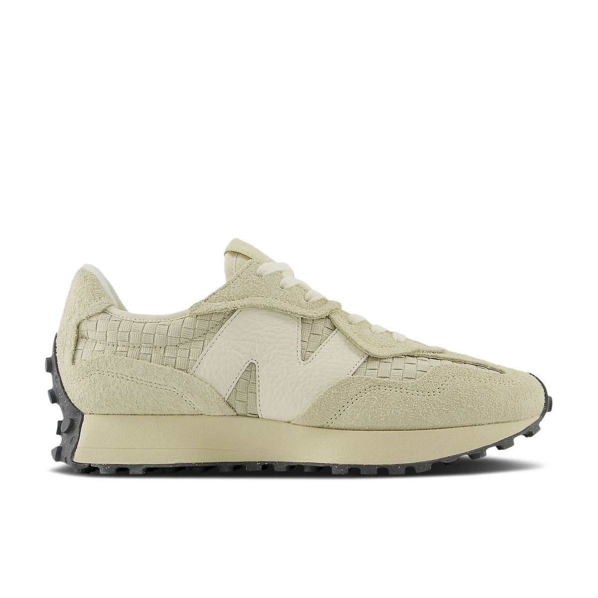 New Balance 327 Woven Pale Moss Sandstone