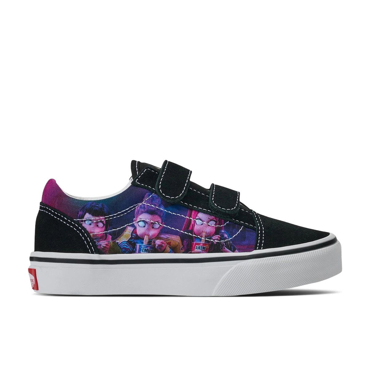 Vans Old Skool V KPop Demon Hunters Black Purple (PS)