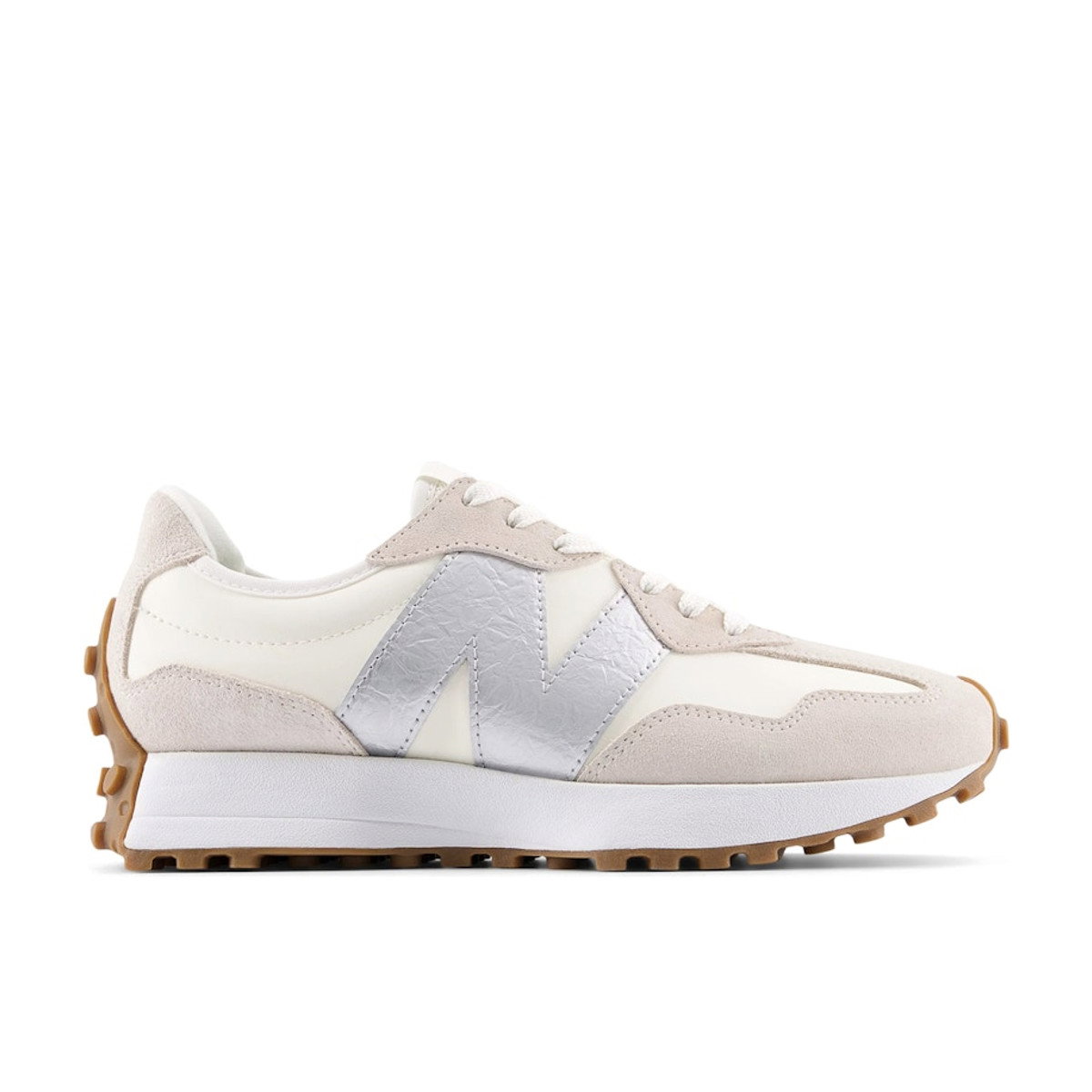 New Balance 327 Angora Silver Metallic Womens