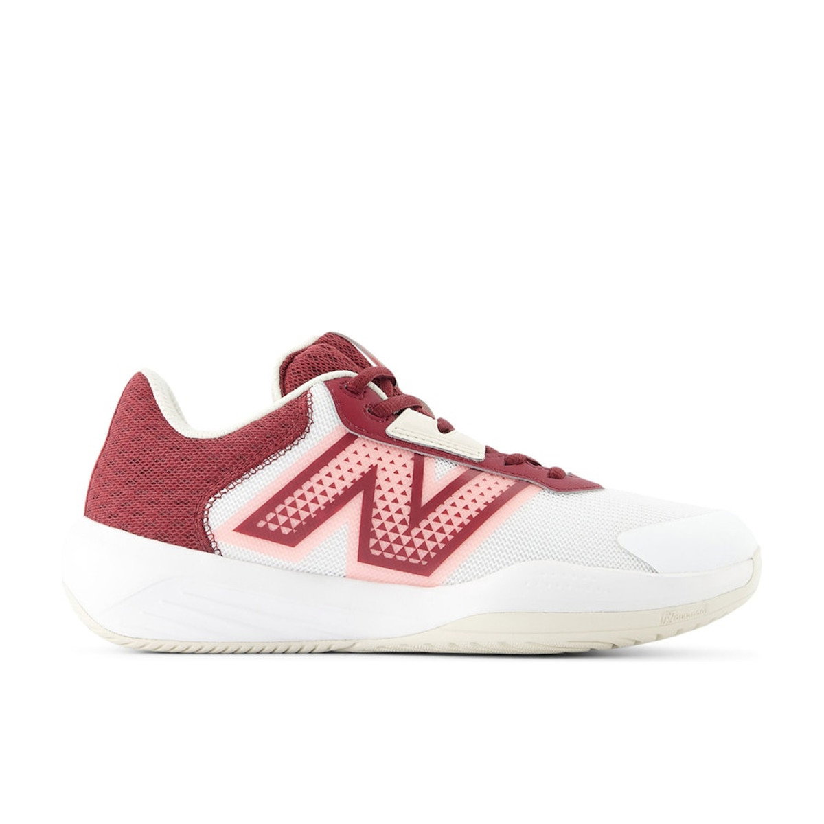 New Balance 696v6 White Monarch Burgundy Womens