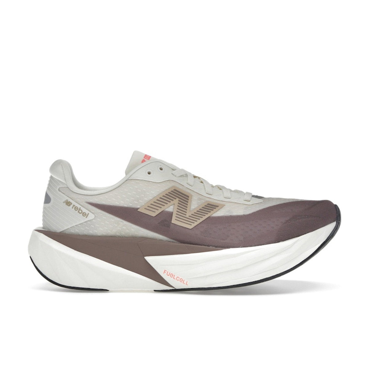 New Balance FuelCell Rebel v5 Angora Earth Shadow Womens
