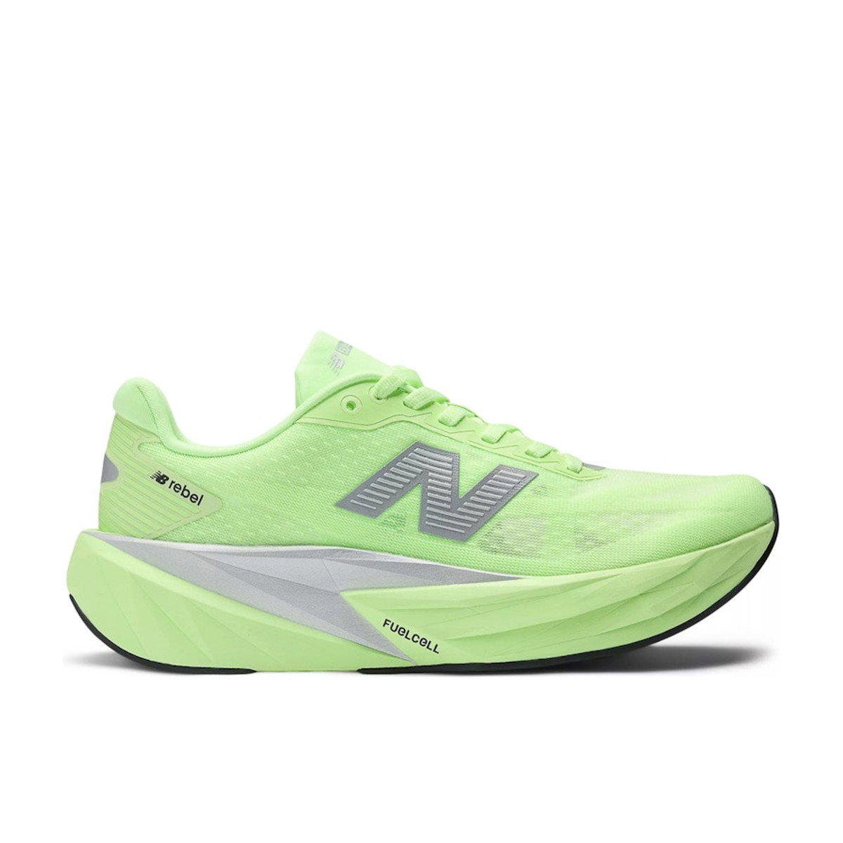 New Balance FuelCell Rebel v5 Lab Green Silver Womens