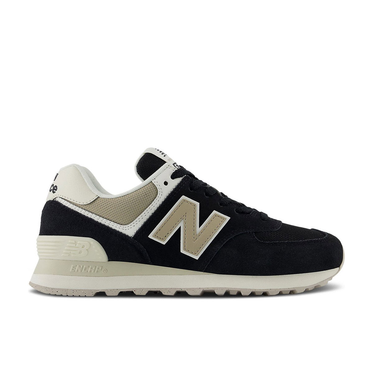 New Balance 574 Black Elephant Bone (Women's)