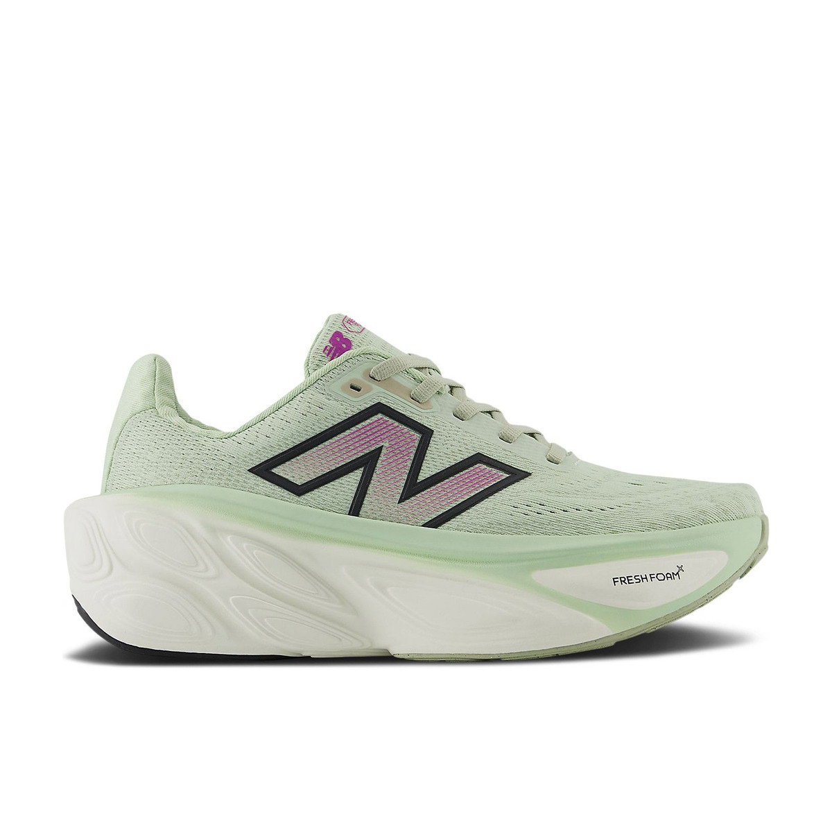 New Balance Fresh Foam X More v5 Natural Mint Fuchsia Womens